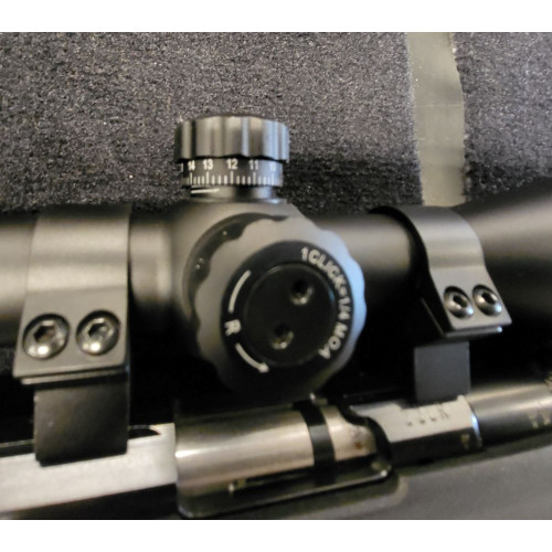 Carabine custom Ruger American Rimfire 22LR Noire Lunette 3-9X40 Housse