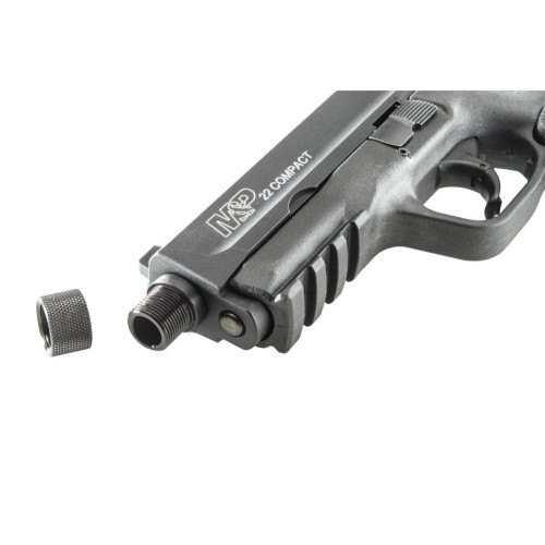 Pistolet Smith ET Wesson M&P22 Compact 22Lr Fileté 3/8X24
