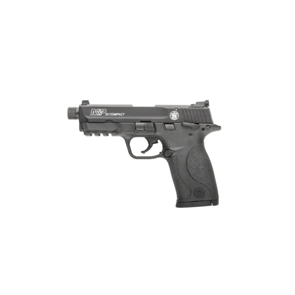 Pistolet Smith ET Wesson M&P22 Compact 22Lr Fileté 3/8X24